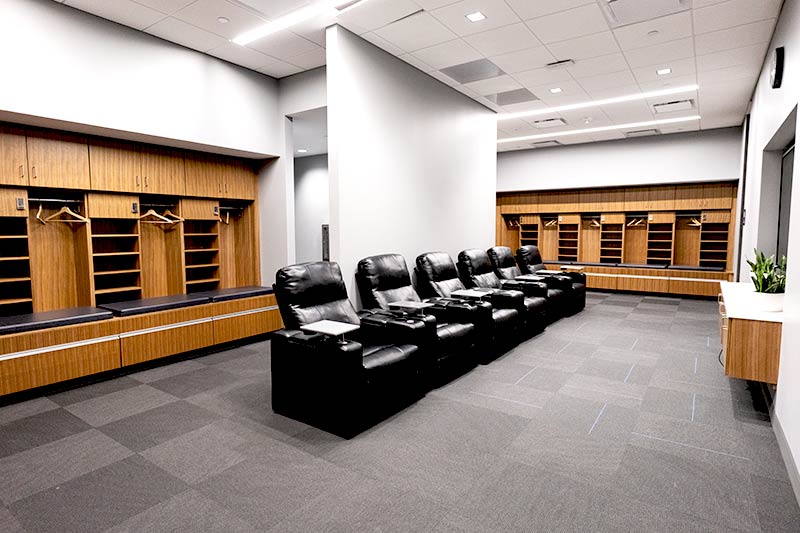 image of locker room